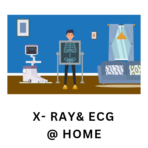 x ray at home,<br />
ecg at home